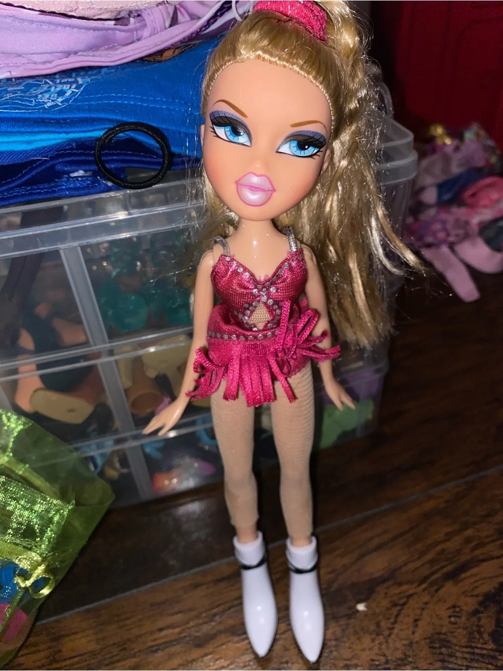 Pink Dance Outfit Doll with Blonde Hair